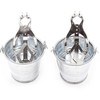 Ohmama Fetish OHMAMA Metal Nipple Clamps with Buckets - Adjustable, Nickel-Free Design