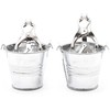 Ohmama Fetish OHMAMA Metal Nipple Clamps with Buckets - Adjustable, Nickel-Free Design