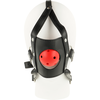 Ohmama Fetish OHMAMA Head Harness Model - Adjustable Juodas Leather System