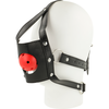 Ohmama Fetish OHMAMA Head Harness Model - Adjustable Juodas Leather System