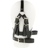 Ohmama Fetish OHMAMA Head Harness Model - Adjustable Juodas Leather System
