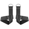 OHMAMA Fetish Adjustable Suspension Cuffs for Wrists or Ankles, Juodas