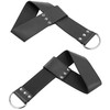 OHMAMA Fetish Adjustable Suspension Cuffs for Wrists or Ankles, Juodas