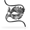 Ohmama Masks OHMAMA Venetian Style Sidabrinis Mask - Exclusive Embossed Unisex Design