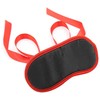 Ohmama Masks OHMAMA Juodas Mask with Raudona Trim - Adjustable Polyester Priedas