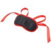 Ohmama Masks OHMAMA Juodas Mask with Raudona Trim - Adjustable Polyester Priedas