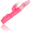 OHMAMA Rotating Rabbit-Style Vibrator Multifunctional 25.5cm Rožinė