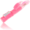 OHMAMA Rotating Rabbit-Style Vibrator Multifunctional 25.5cm Rožinė