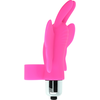 Ohmama Stimulating OHMAMA Butterfly Finger Vibrating Device, ABS Silicone, 10x7.3cm, Rožinė
