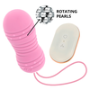 Ohmama Stimulating Rožinė OHMAMA Remote Control Rotational Egg 7 Modes Rožinė 8cm Silicone