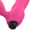 Ohmama Vibrators Rožinė OHMAMA BIX Double Stimulation Vibrator Rožinė Xmas Edition 163mm Silicone