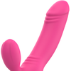 Ohmama Vibrators Rožinė OHMAMA BIX Double Stimulation Vibrator Rožinė Xmas Edition 163mm Silicone