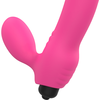 Ohmama Vibrators Rožinė OHMAMA BIX Double Stimulation Vibrator Rožinė Xmas Edition 163mm Silicone