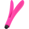 Ohmama Vibrators OHMAMA Dual Motor Vibrator Xmas Edition, Atsparus vandeniui, 195x50mm, Silicone