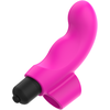 Ohmama Vibrators Rožinė OHMAMA Neon Rožinė Finger Vibe Xmas Edition, Atsparus vandeniui, 90x43mm