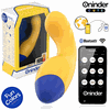 ONINDER CUTE Love Buddy App-Controlled Vibrator Geltona 14cm Atsparus vandeniui