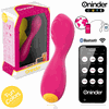 Rožinė ONINDER CUTE Buddy Intimate Device App-Controlled Rožinė-Geltona 12.5cm