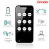 ONINDER Cute Love Bunny Turquoise App-Controlled Dual Stimulator 12.5cm