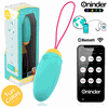 ONINDER CUTE Vibrating Rotating Silicone Gem Egg - App-Controlled, Atsparus vandeniui