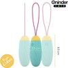 ONINDER CUTE Vibrating Rotating Silicone Gem Egg - App-Controlled, Atsparus vandeniui