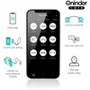 ONINDER CUTE Vibrating Rotating Silicone Gem Egg - App-Controlled, Atsparus vandeniui