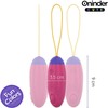 Rožinė ONINDER CUTE WaveMotion Silicone Egg - App-Controlled, USB, Atsparus vandeniui, Rožinė