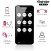 Rožinė ONINDER CUTE WaveMotion Silicone Egg - App-Controlled, USB, Atsparus vandeniui, Rožinė