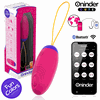 Rožinė ONINDER CUTE WaveMotion Silicone Egg - App-Controlled, USB, Atsparus vandeniui, Rožinė