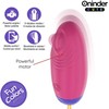 Rožinė ONINDER CUTE WaveMotion Silicone Egg - App-Controlled, USB, Atsparus vandeniui, Rožinė