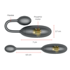 ONINDER Denver Juodas App-Controlled Vibrating Egg 7x2.7cm Atsparus vandeniui