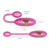 ONINDER Denver Vibrating Egg Rožinė 7x2.7 cm App-Controlled Atsparus vandeniui