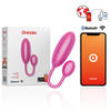 ONINDER Denver Vibrating Egg Rožinė 7x2.7 cm App-Controlled Atsparus vandeniui