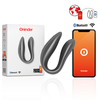 Oninder Lisboa Juodas Dual Motor App-Controlled Intimate Device, Atsparus vandeniui
