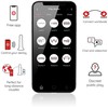 ONINDER Bogota Medium Vibrating Silicone Device 9 Modes App Control 20cm rusvai gelsvas