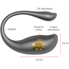 ONINDER Nairobi Vibrating Egg Juodas - App-Enabled Intimate Device, IPX7