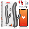 ONINDER Oslo Vibration &amp; Rotation Juodas - Dual Action App-Controlled Device