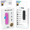 ONLINE Mini Bullet Personal Massager Violetinė 10 Modes Atsparus vandeniui 6.2cm