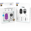 ONLINE Remote Control Intimate Egg M Violetinė - 10 Modes, Atsparus vandeniui ABS