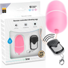 Rožinė ONLINE Remote Control Vibrating Egg M Rožinė - 10 Modes, Atsparus vandeniui, ABS