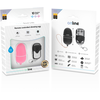 Rožinė ONLINE Remote Control Vibrating Egg M Rožinė - 10 Modes, Atsparus vandeniui, ABS