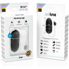 ONLINE Spirit Egg Juodas - Atsparus vandeniui Intimate Vibration Device, 10 Modes