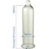 Pasante Healthcare Pasante Calor Warming Effect Latex Condoms 52mm 144-Pack Transparent Ribbed