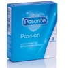 Pasante Healthcare „Pasante“ briaunoti/„Passion“ prezervatyvai, 3 vnt.