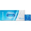 Pasante Healthcare Pasante Ribbed 144-Pack Textured Transparent Latex Protection, Medium Size