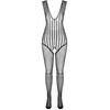 Passion Woman Bodystockings PASSION BS103 Juodas Bodystocking - One Size, Elegant Mesh Design