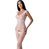 Passion Woman Bodystockings PASSION BS098 Baltas Mesh Bodystocking One Size - Elegant Lace Design