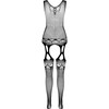 Passion Woman Bodystockings Passion - BS099 Catsuit - Juodas