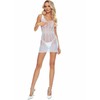 Passion Woman Bodystockings PASSION BS113 Elegant Baltas Lace Bodystocking - Open Design, Size Options
