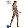 Passion Woman Bodystockings PASSION ECO BS014 Juodas Bodystocking - Sustainable Recycled Nylon, One Size
