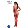 Passion Woman Bodystockings Passion ECO Collection Bodystocking BS008 Raudona - Ecological One Size Design